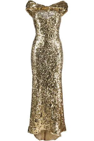 Atu Body Couture Vestido largo bordado con lentejuelas