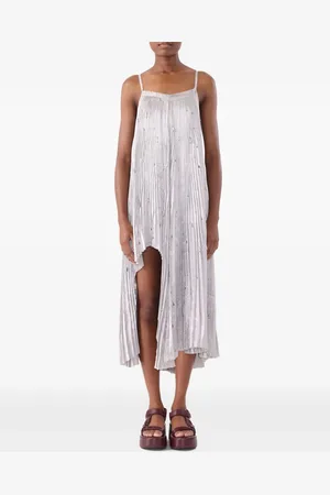 Jason Wu Vestido de satén plisado