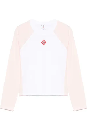 Casablanca Playera corto con logo de rombos