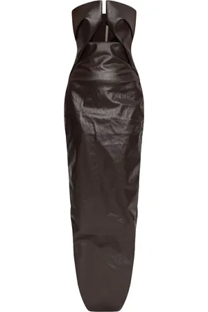 Rick Owens Vestido midi con aberturas