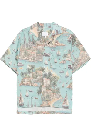 Rhude Camisa Sailing Map