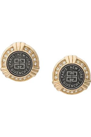 Givenchy Aretes Art-deco 1980