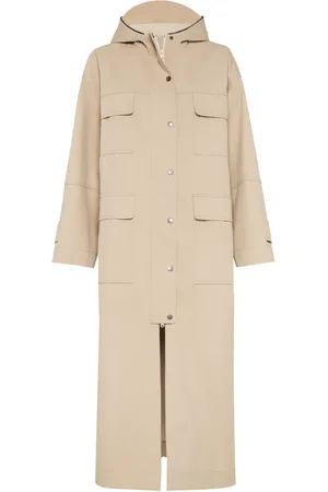 Brunello Cucinelli Impermeable con botones