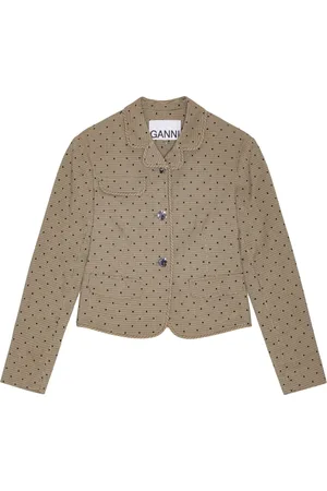 Ganni Blazer con estampado de lunares