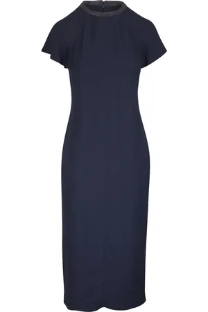 Brunello Cucinelli Vestido de manga corta