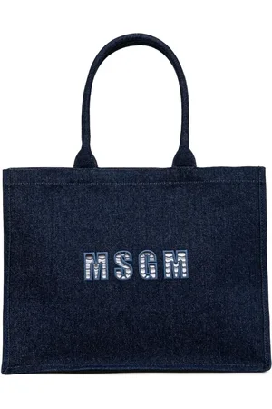 Msgm Tote con aplique del logo