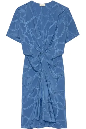 Zadig & Voltaire Vestido corto con cadena en jacquard