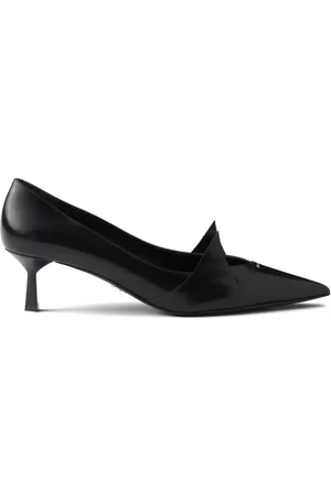 Prada Zapatillas con diseño de dos tonos y tacón de 55mm