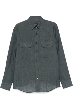 BRIONI Camisa de lino