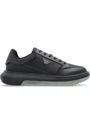 Emporio Armani Tenis con parche del logo