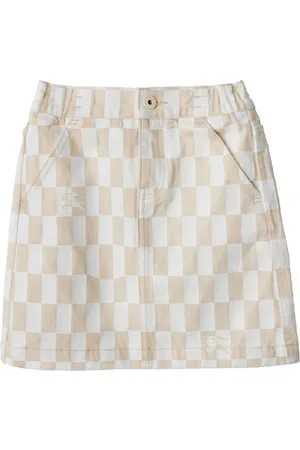 Burberry Falda corta con motivo de cuadros