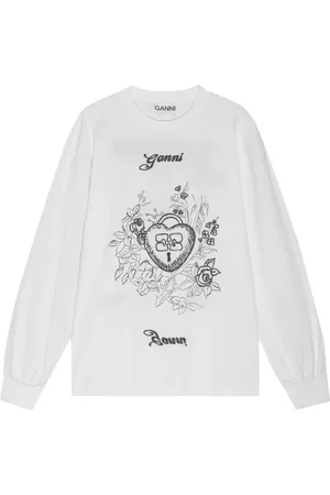 Ganni Sudadera con estampado gráfico