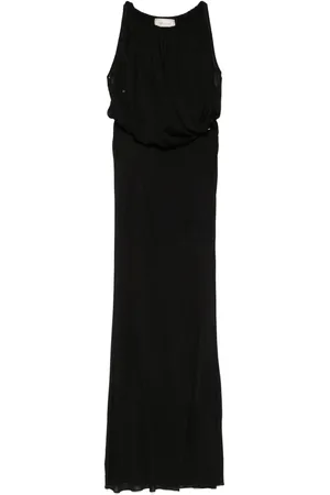 BLUMARINE Vestido largo con detalle drapeado