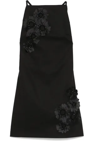 Msgm Vestido corto con aplique floral