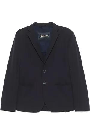 HERNO Blazer de tejido seersucker