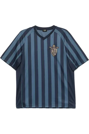 Fendi Playera con motivo de rayas