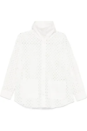 HERNO Camisa con diseño calado