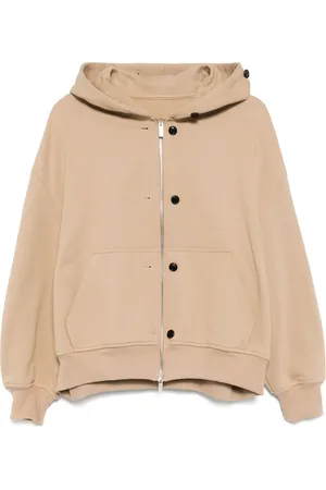 SYSTEM Hoodie con botones