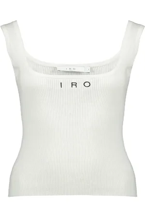 IRO Top tejido de canalé