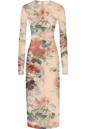 Dolce & Gabbana Vestido midi con estampado floral