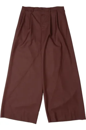 YOSHIO KUBO Pantalones anchos con pinzas