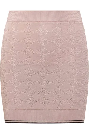 AMIRI Falda corta de tejido calado