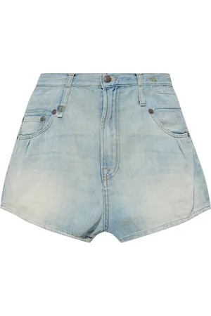 R13 Shorts de mezclilla