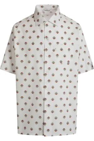 Bally Camisa bowling con estampado Crest