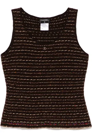 CHANEL Top sin mangas 1998