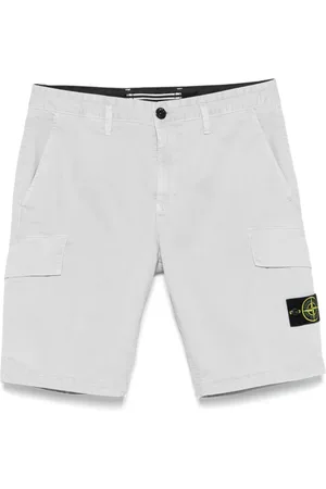 Stone Island Bermudas con distintivo Compass