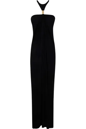 Tom Ford Vestido midi con cuello halter