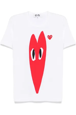 Comme des Garçons Playera con logo en contraste