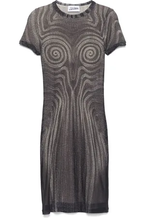 Jean Paul Gaultier Vestido corto Spiral