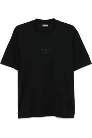 Emporio Armani Playera con parche del logo