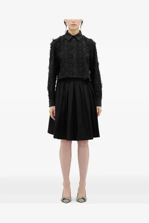 Msgm Camisa de algodón stretch