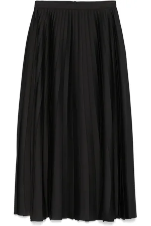 Serafini Falda midi con diseño plisado