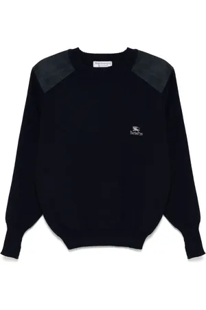 Burberry Suéter con logo bordado 1990-2000