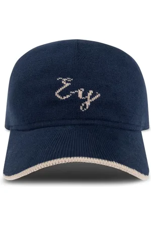 ELEVENTY Gorra tejida con logo en intarsia