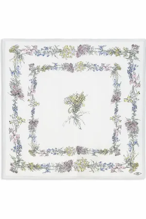 ADAM LIPPES Mascada con estampado floral
