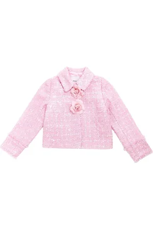 BCBG KIDS Chamarra bordada con lentejuelas