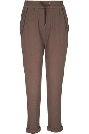 Brunello Cucinelli Leggins con efecto chocolate
