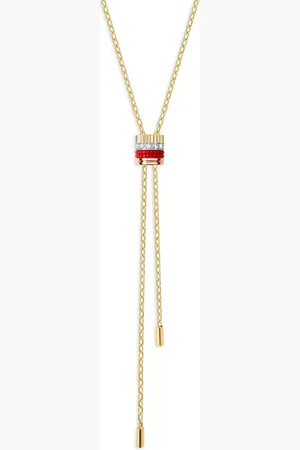 Boucheron Collar Quatre Edition mini en oro amarillo de 18kt con diamantes