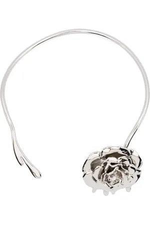 BLUMARINE Collar con apliques florales