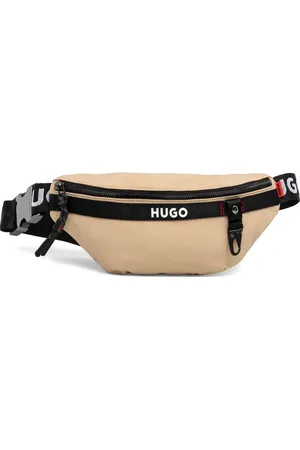 HUGO BOSS Cangurera con logo en contraste