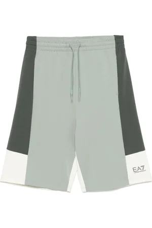 EA7 Shorts con diseño color block