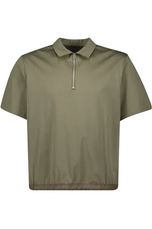 SACAI Playera tipo polo de tejido jersey