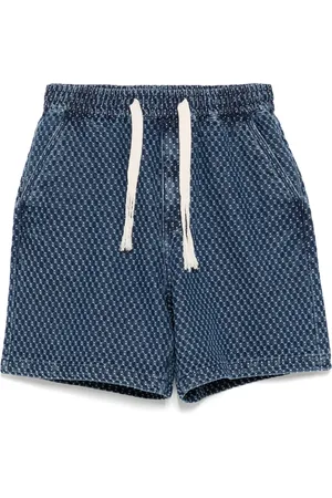 FIVE CM Shorts de mezclilla con cordones en la pretina