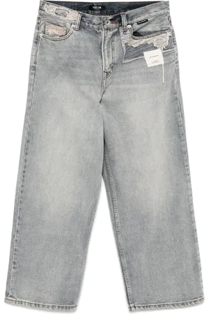 FIVE CM Jeans con diseño patchwork
