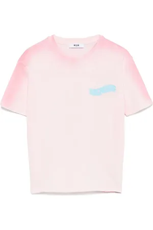 Msgm Playera con logo estampado