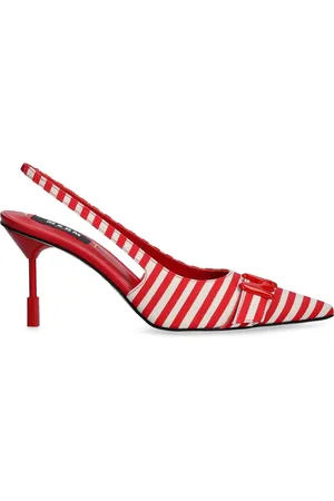 Msgm Zapatillas con motivo de rayas y tacón de 90mm